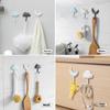 Pvc Strong Adhesive Hooks For Kitchen Bathroom Wall Mounting With High Load Capacity For Dorm Room Organization