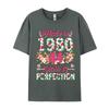 Unisex Clothing 44 Years Old Gifts 44th Birthday Made In 1980 Tshirts Geek New Coming Design T Shirt Combed Cotton Unisex Tshirt