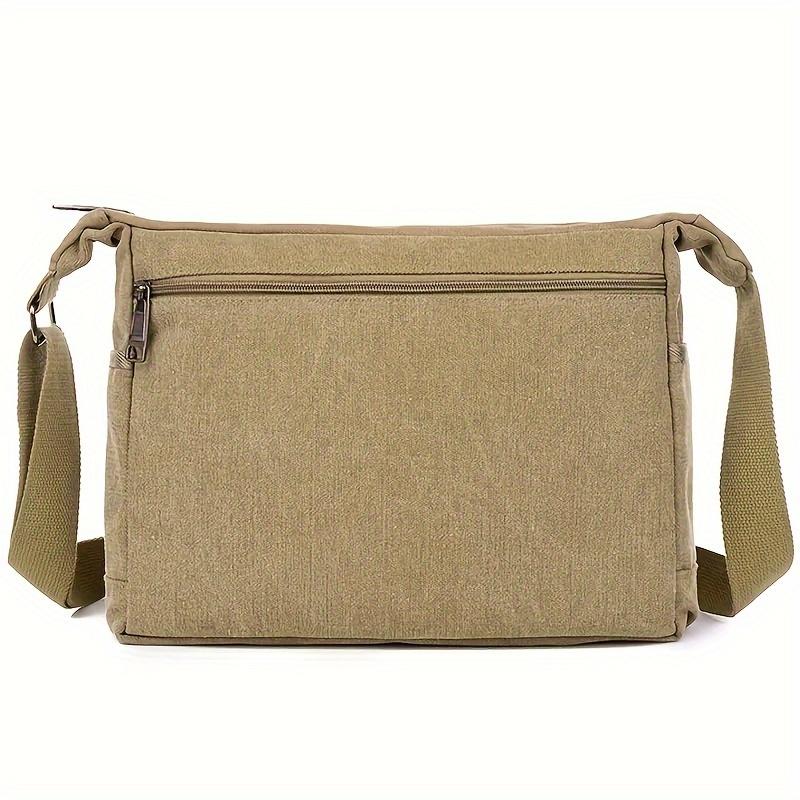 Vintage Crossbody Bag with Adjustable Strap Casual Outdoor Style, Easy Care, Suitable for Hiking and Daily Carrying