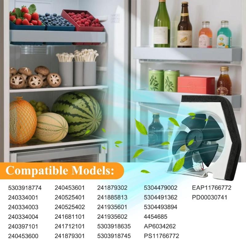 High Efficiency Enduring Condenser Fan Motor Perfect for Refrigerator Replacement Simple Mounting Plastic Structure