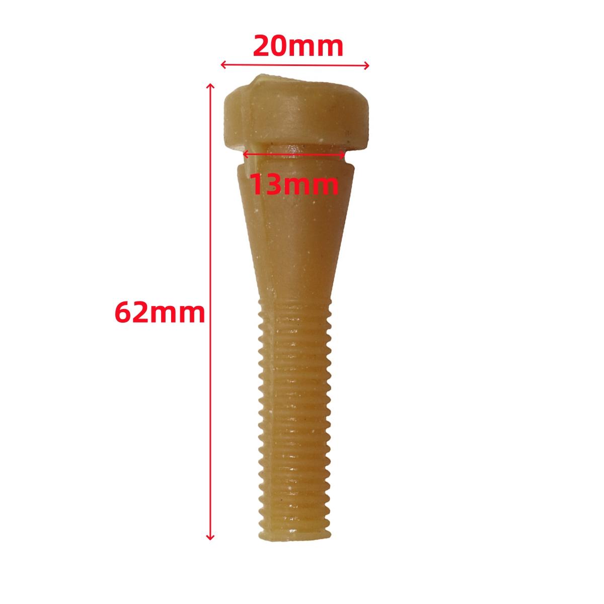 

50Pcs Multi-Size Poultry Hair Removal Machine Rubber Stick Chicken Duck Quail Pigeon Plucking Rubber & Tendon Strip Black/Yellow