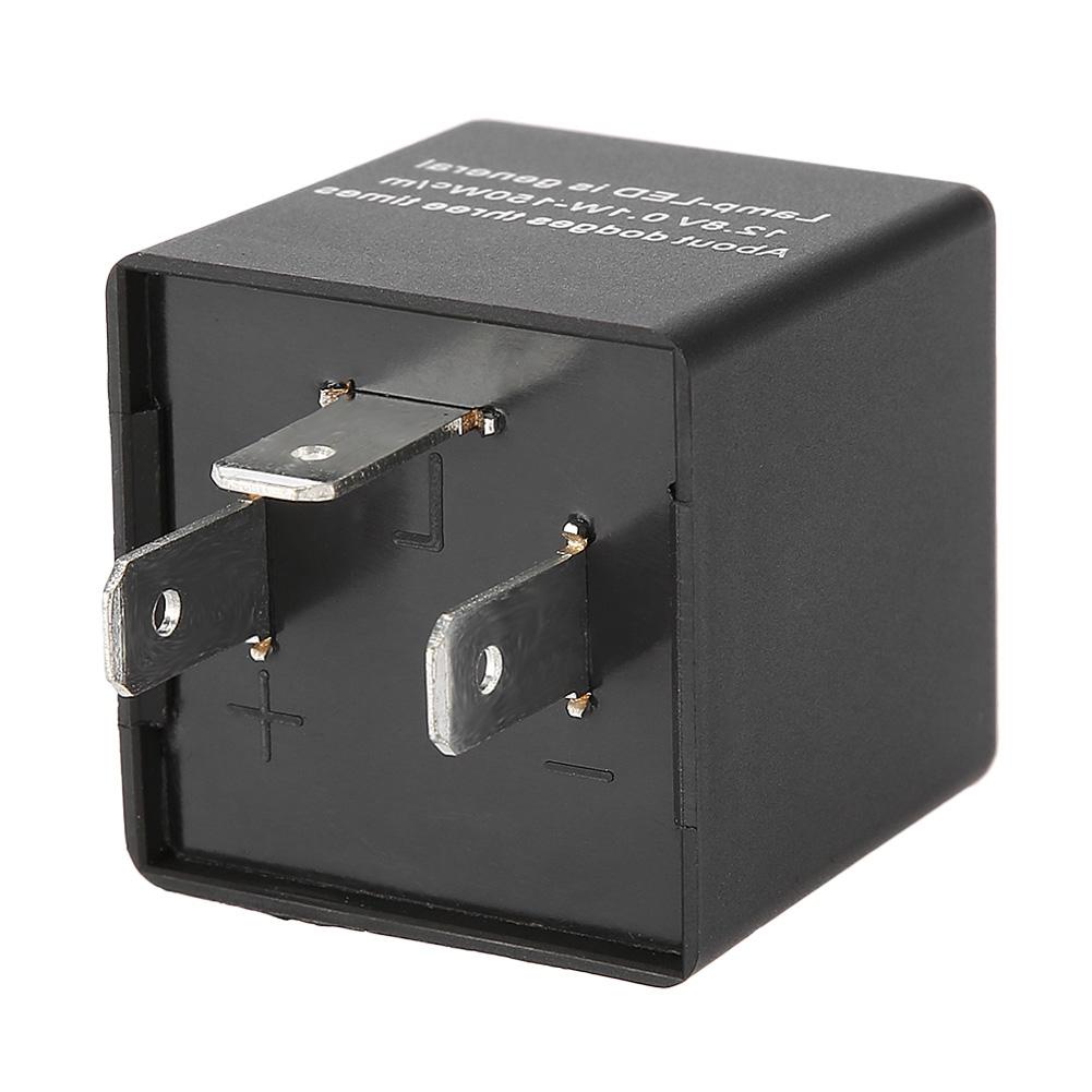 CF14KT 3 Pin 12V Car Adjustable Flasher Relay for LED Turn Signal Light