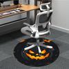 1pc Pumpkin, Halloween Chair Carpet for Office, Round Non-Slip Durable Large Size Office Carpet, Suitable for Office, Beautiful Decoration