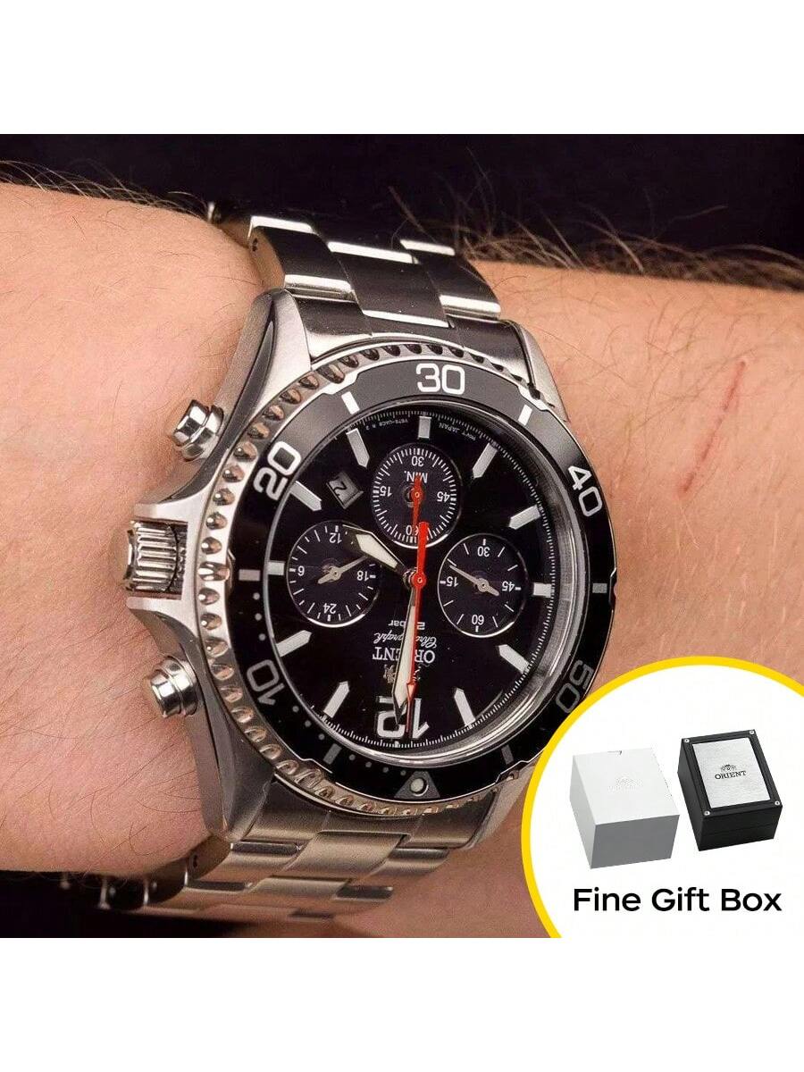 Orient Panda Men s Solar Watch RA-TX0202B10B чёрный