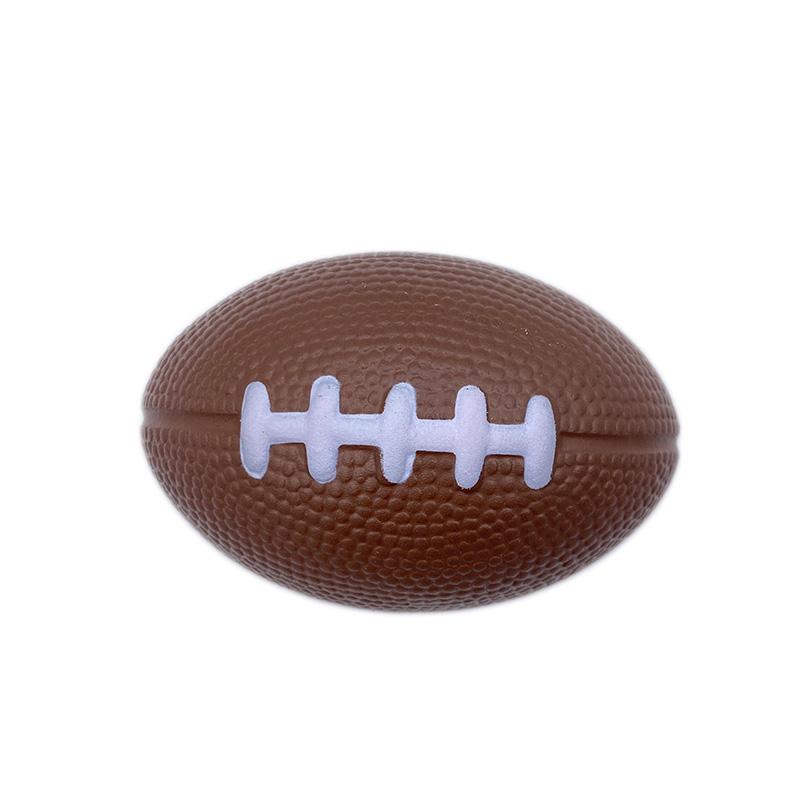 Mini Soft PU Anti-stress Small Rugby Relax Fidget Toys Office Kids Brown Pressure Release Brown Bouncy Squeeze Stress Relief Toy