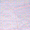 KIYOHARA Trend Colorful Check Ribbon 130cm Wide x 50cm Fabric, Embroidery, Cut, Pink, TF-89C