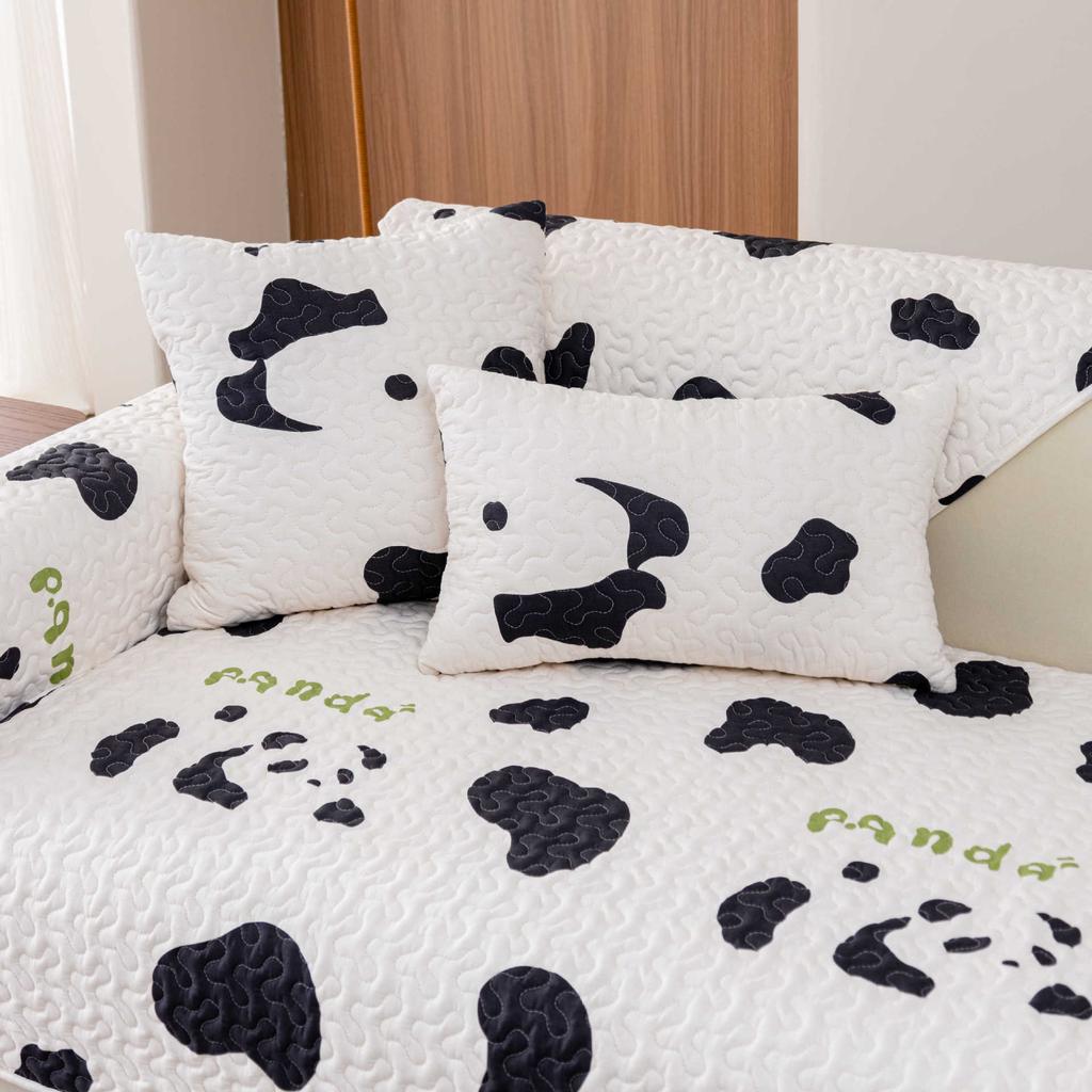 Cotton Twill Sofa Cushion Four Seasons Universal Modern Simple Non-Slip Sofa Cover Cloth Cushion Bay Window Sofa Cover