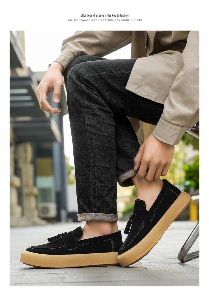 2026 Zomer Ademende Heren Loafers Grote Maten Britse Stijl - Modieuze Casual Rijschoenen