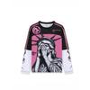 FlowStreet The New Men's Long-sleeved T-shirt Casual Fashionable and Comfortable with 3D Pattern Printing