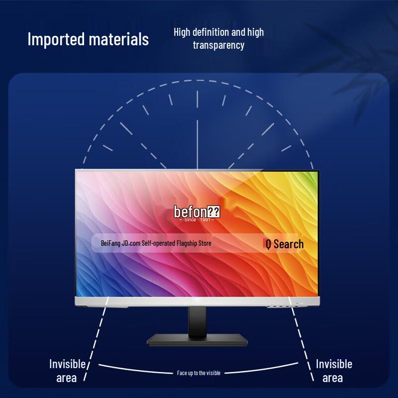befon Hanging Anti-Blue Light Privacy Filter for Monitors