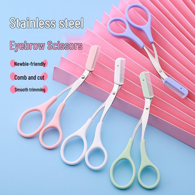 

Набор триммеров для бровей и ножниц для придания формы с расческой для начинающих