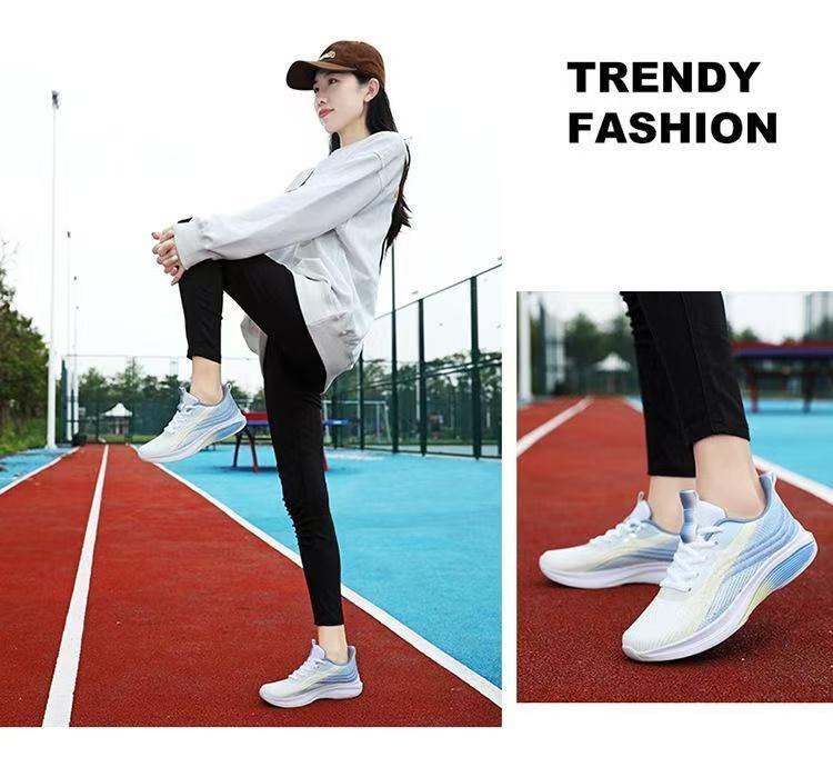 Breathable Flight Woven Student Walking Style Shoes Non-slip Soft-soled Sports Casual Women's Shoes Flat Non-slip Sneakers