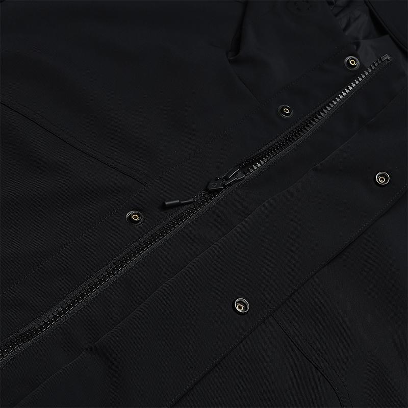 New FILA Explorer Jackets Men's Pitch Black A11M537719FBK