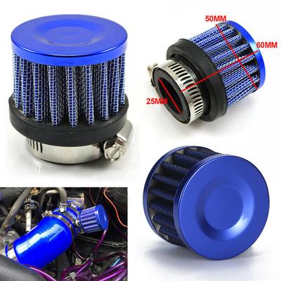 Universal 25mm Car Motor Cold Air Intake Filter Kit Vent Crankcase Breather Part