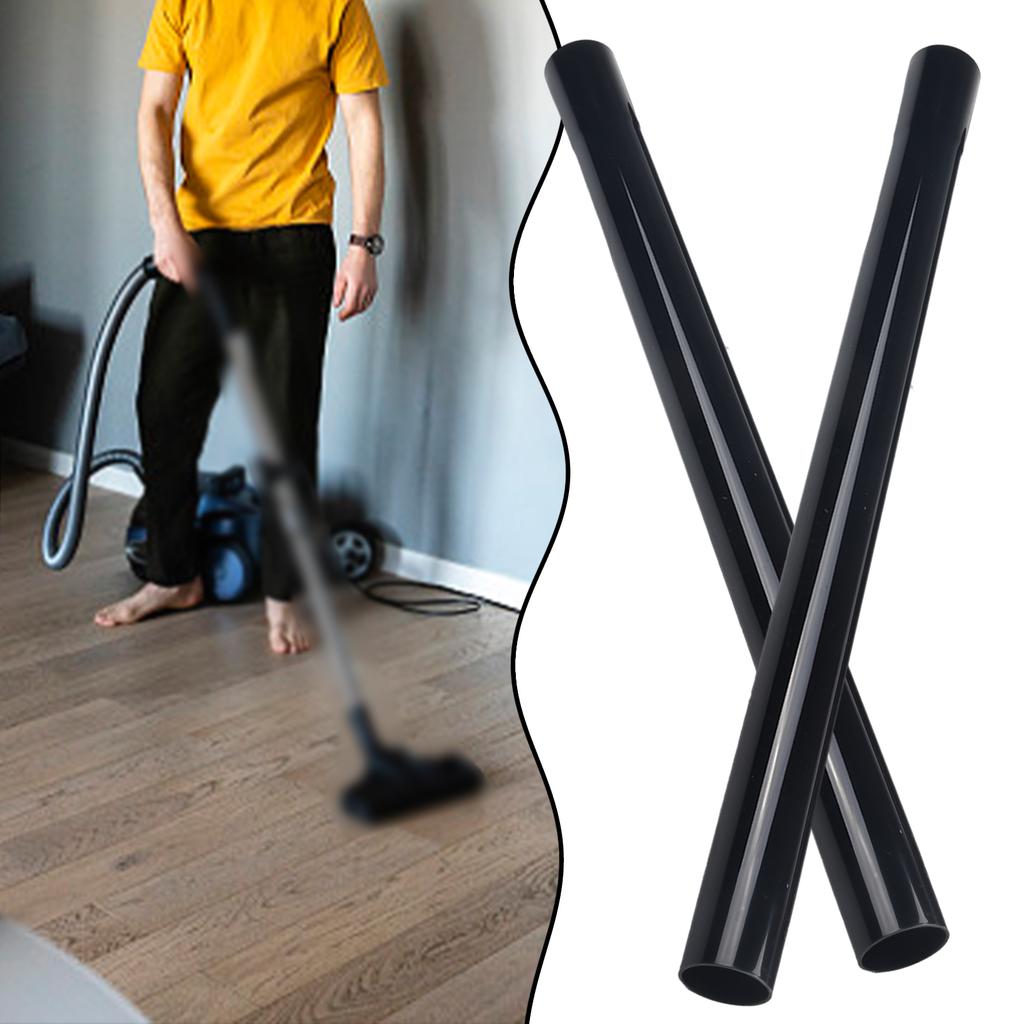 2pcs Vacuum Cleaner Crevice Tool Extension Long Tube Corner Port Dust Collecter