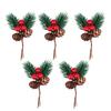 Leaves Party Decoration Artificial Flowers Fall Home Decor Artificial Berry Christmas Decorations