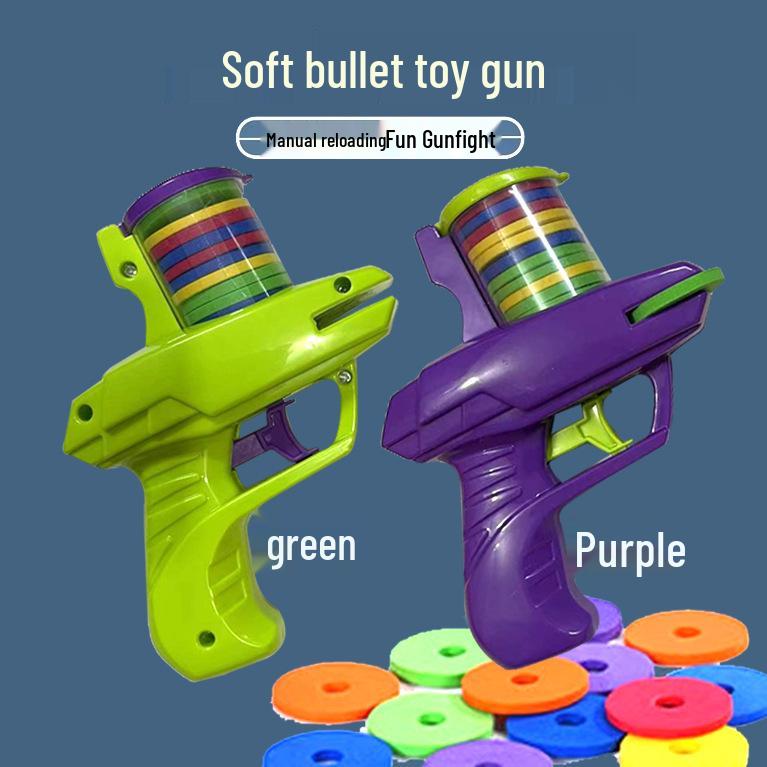 

Radish-Saucer Soft Bullet Toy Gun with Bamboo Dragonfly Ejection for Kids