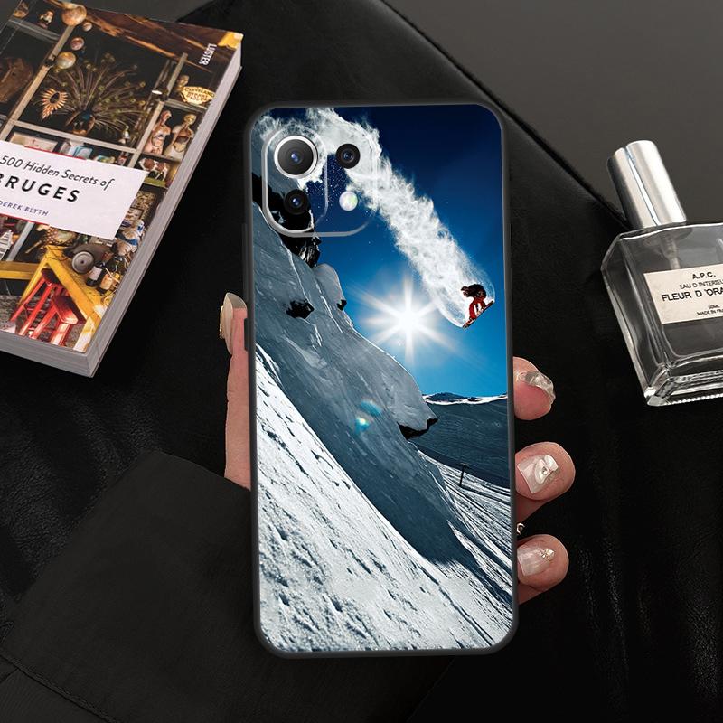 

Sports Snowboarding Case For Xiaomi 11T 12T 13T 14T Pro 13 14 15 Ultra POCO X7 Pro X3 X5 X6 F5 F6 M6 Pro Cover POCO X7 Pro