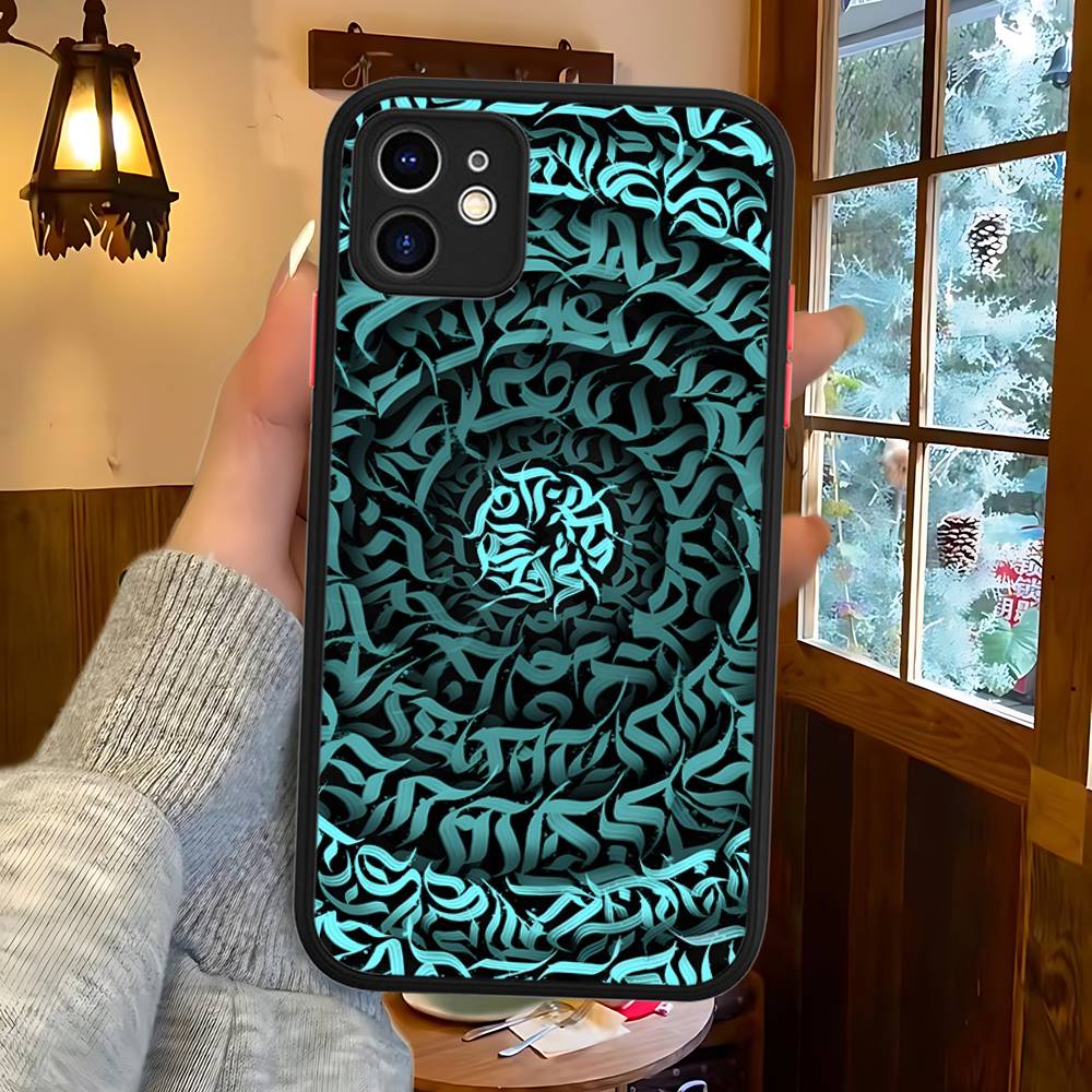 Pokras Lampas Art Graffiti Silicone Case For IPhone 16 15 14 13 12 11 Pro Max Plus X XS MAX Shockproof Matte Cover