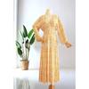 New Year's Large Size Super Immortal V-Neck Floral Dress Seaside Holiday Beach Dress Loose Long Skirt