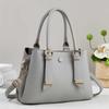 Simple Women's Handbag, Solid Color, Large Capacity Women's Shoulder Bag, Multi Compartment Storage Suitable for Women's Holiday Gifts