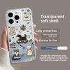 Full Coverage Camera Key Puppy Compatible with Apple 17 Phone Case iPhone 13 Pro Max Transparent 16 Lens Film 15 Set