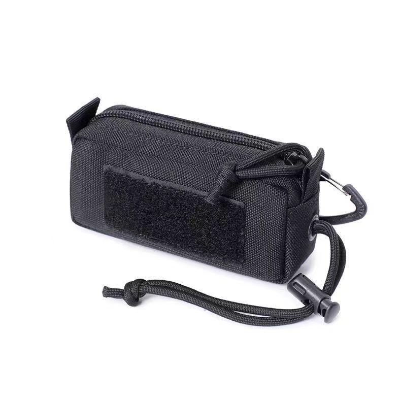 

Tactical Key Pouch: Multifunctional Rectangular Drawstring Bag for Outdoor Sports чорний