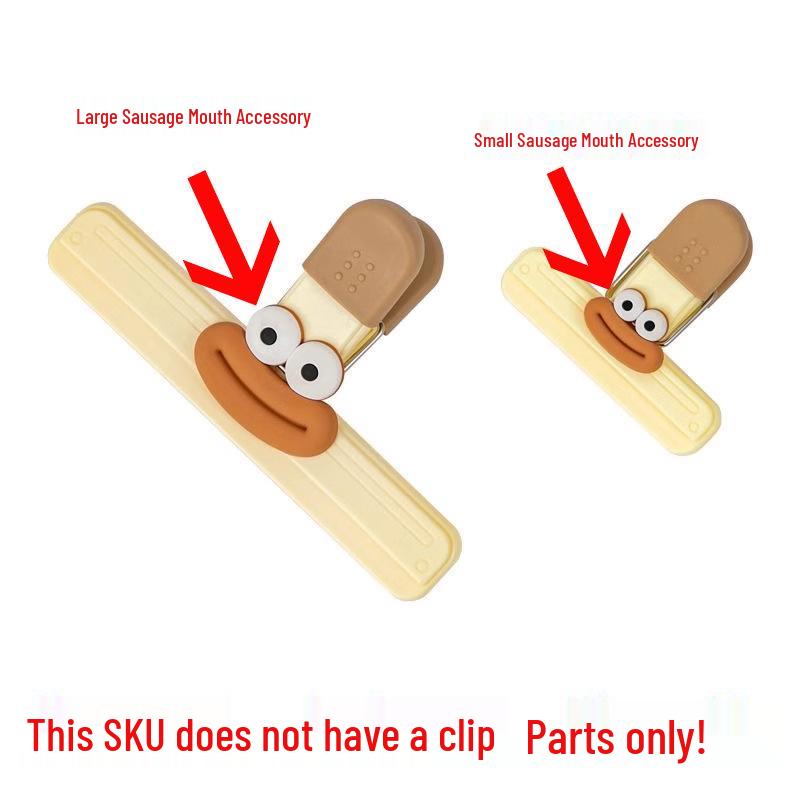 Thickened Moisture-Proof Snack and Household Sealing Clips for Milk Powder, Tea, and Sausage