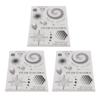 3pcs Clear Stamp Reusable  Scrapbook Handbook Album Decorative Transparent Stamp Paper Crafts Han