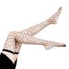 CTW01 Shiny Rhinestone Mesh Over-the-Knee Diamond Stockings