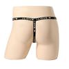 O Ring Beaded Jockstrap Sissy Lingerie Strap Bugle Pouch Enhancer Thongs Front Open Pensi Hole G-String Gay Erotic Underwear