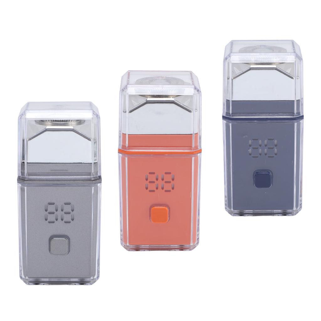 Portable Electric Beard Trimmer for Men Water Proof Digital Display Pocket Beard Trimmer for Travel