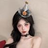 Halloween-Serie~ Kleiner Hexe Kürbiskopf-Haarreif Dunkle Lustige Haarspange Spinne Lustige Spitze Schleife Haarspange