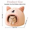 Cartoon Design Warm Pumpkin Cat Bed Closed Four Seasons Pet Castle House Comfort Cat Condo For Pet Within 12KG/27LB
