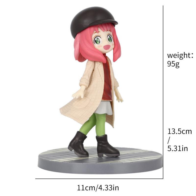 אנימה משחק ריגול בית משחקים פריפריה גרסת Q תרמיל דמות אנייה נערה יפה דו-ממדית קישוט למחשב לרכב