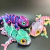 Printing 3D Chameleon Figures Movable Joint Fidget Toy Cartoon Animal Model Toys Desktop Ornament Toy For Kids Adults Children's Birthday Gift Holiday