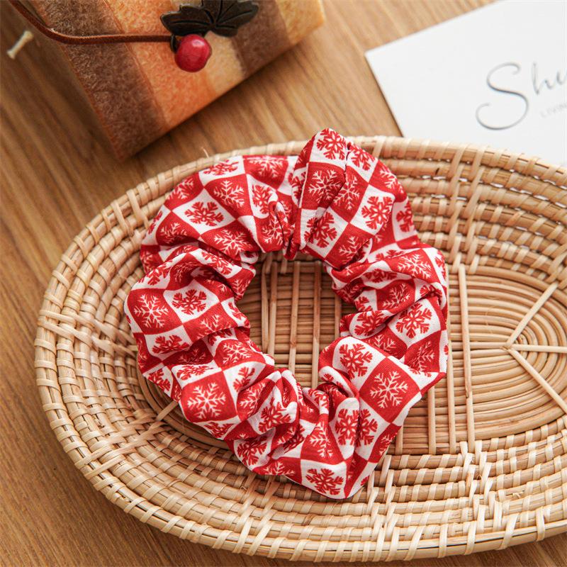 Christmas Style Hairpin Hair Accessory Headwear Fabric Bow Rabbit Ears Hair Tie