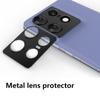 For Motorola Edge 50 Pro 5G Hollow Lens Protector Aluminum Alloy Phone Camera Bezel Cover