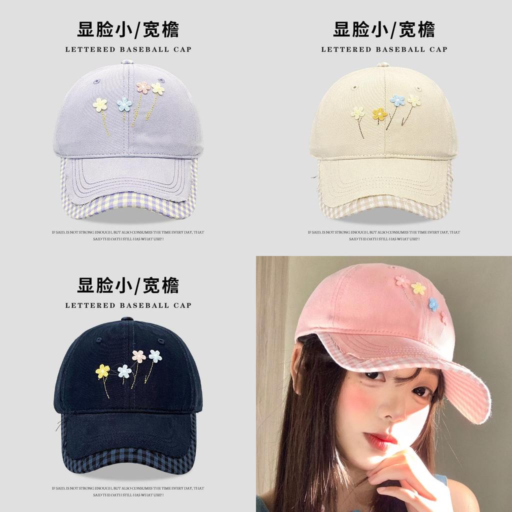 Cotton Summer Cap For Women With Wide Brim Sunshade And Adjustable Fit Perfect For Casual Wear