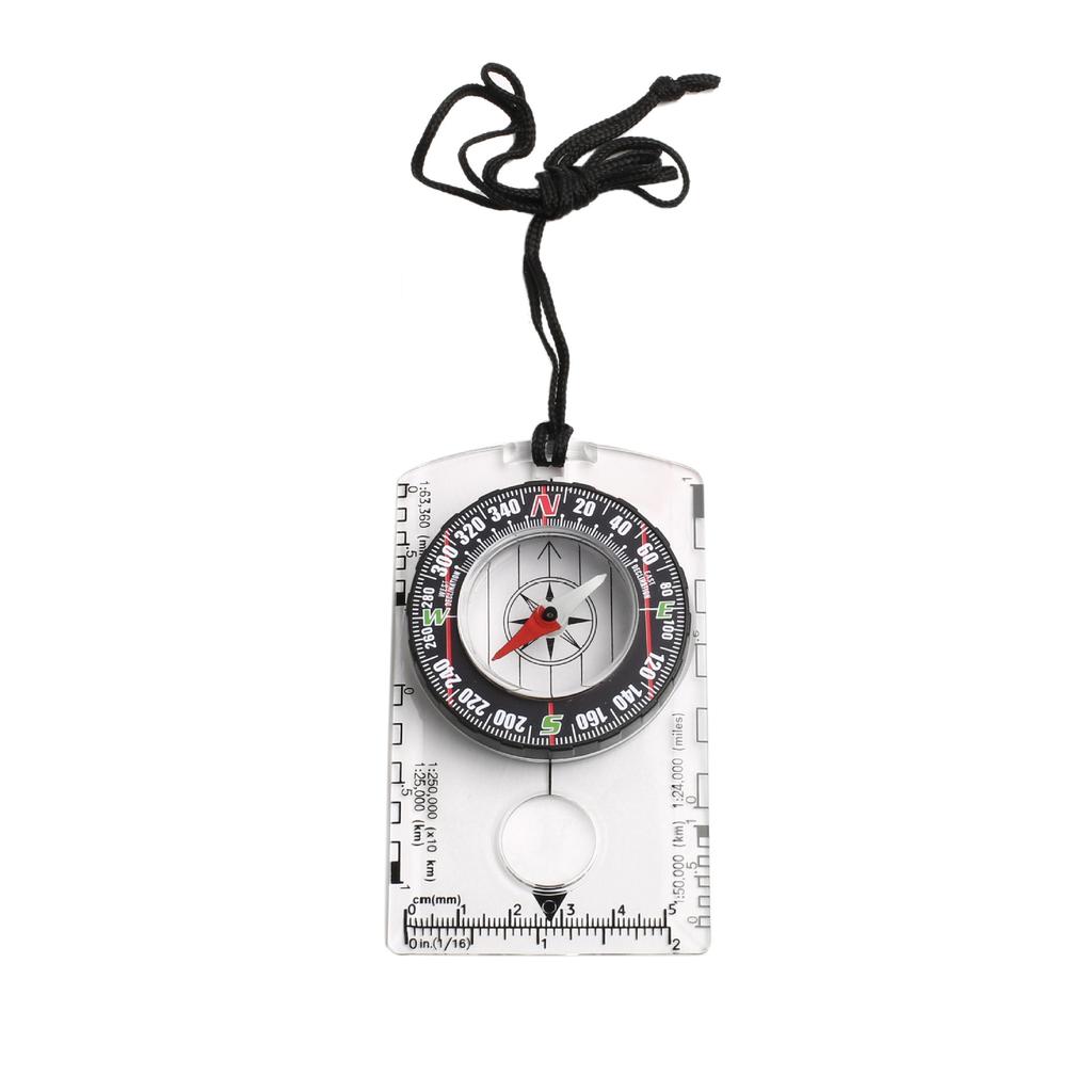 1 Pc Outdoor Field Multi-functional Compass Compass Compass Map Ruler Has A Variety of Colors