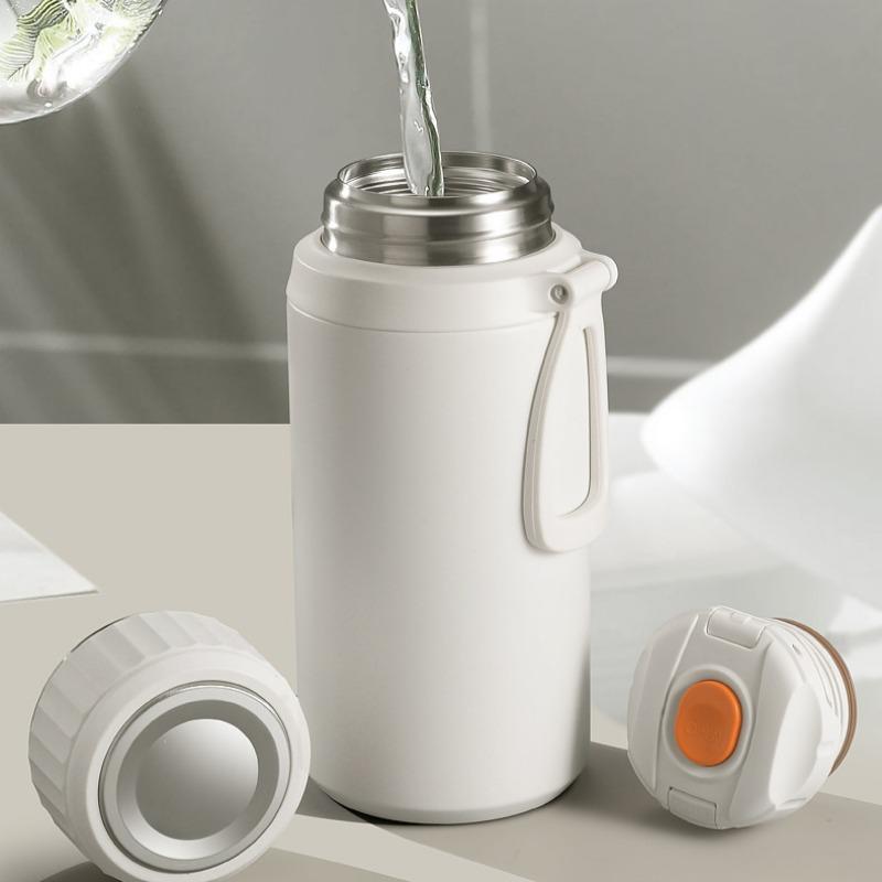 Stainless Steel Vacuum Flasks for Hot and Cold Drink Insulated Water Bottles Outdoor Portable 1.5L Large Capacity Coffee Thermos