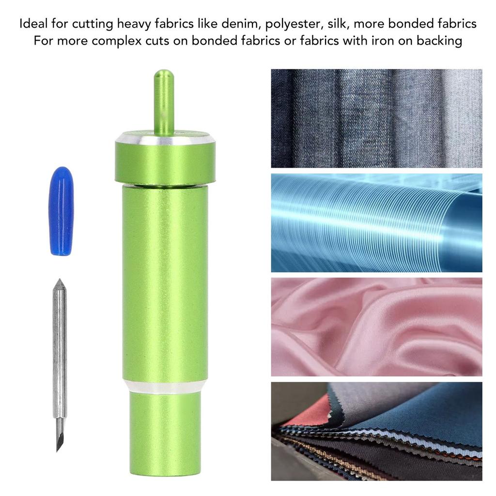Bonded Fabric Blade Set Sharply 60 Degree Fabric Fine Point Cutting Blade with Sturdy Housing for Cricut Maker Explore