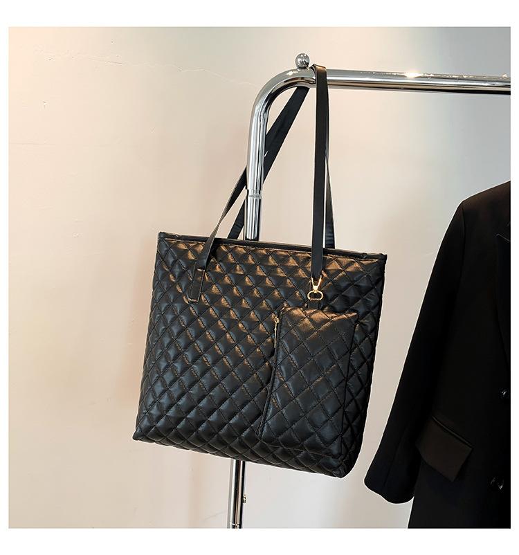 

Сумки женские модные женские сумки для поездок на работу на плечо сумка большой емкости вышитые ромбы сумка для матери и ребенка сумка чёрный