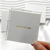 20 Sheets/Bag Press On Nails Packaging Bottom Cards Rose Embossing 75X75Mm Handmade False Nail Display Show Card Manicure Tools