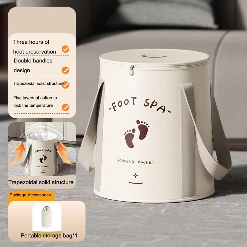 

Складной таз для ножной ванны, утолщенное ведро для замачивания ног, ведро для ножной ванны, аксессуары для ванной комнаты Style 2