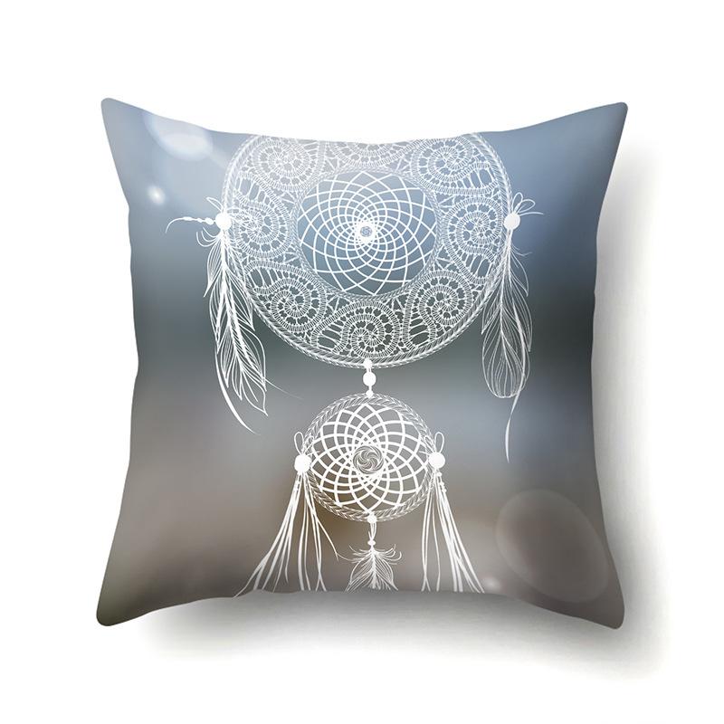 Dreamcatcher Boho Polyester Pillowcase Car Decoration Home Print Bedside Sofa Pillowcase