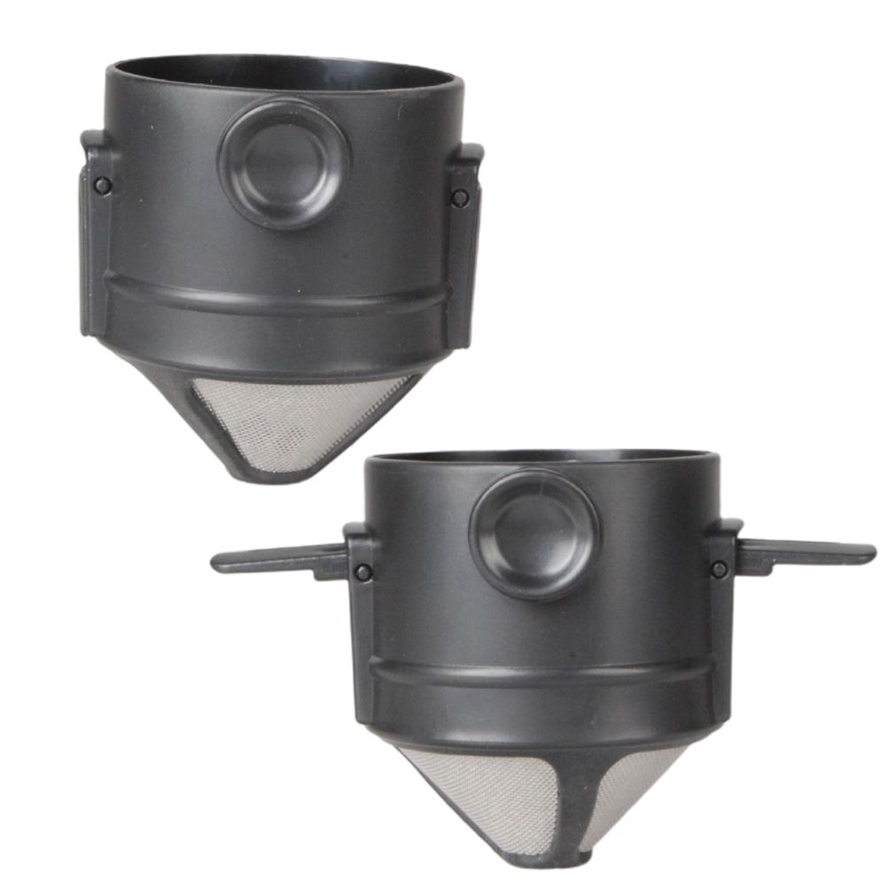 Double Layer Stainless Steel Coffee Filter Pour Over Coffee Dripper Filter Reusable Coffee Maker Filters