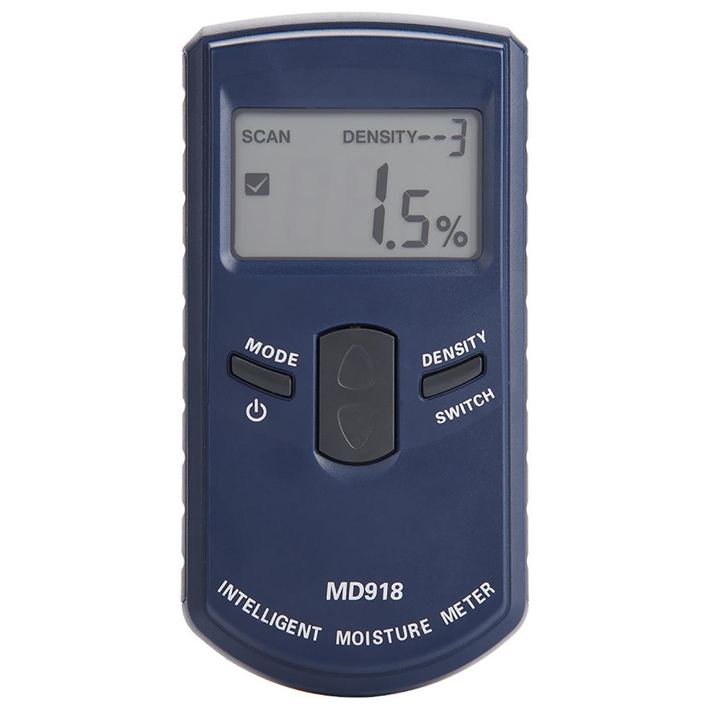 MD918 Digital LCD Inductive Wood Moisture Meter Detector Timber Humidity Tester 4percent 80percent RH