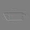 1PC 51MM Inlet Real Carbon Fiber Motorcycle Pipe Muffler For R6 R1 CBR500 Z750