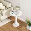 Nordic Retro Iron Art Round Coffee Table - Living Room, Sofa Side Table, Bedroom Bedside Table